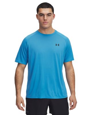 Polera manga corta Under Armour tech 2.0 azul para hombre