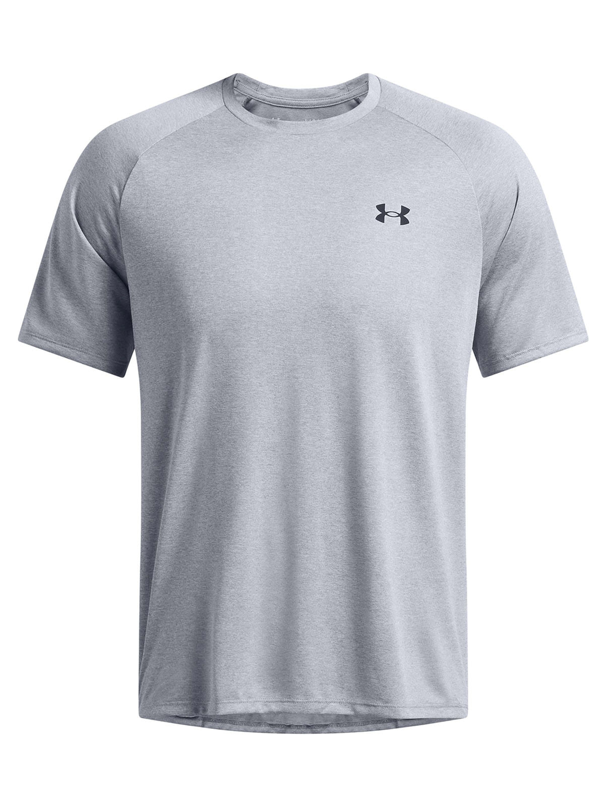Polera manga corta UA tech 2.0 gris para hombre