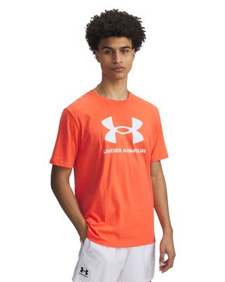 Polera manga corta Under Armour Sportstyle naranjo para hombre