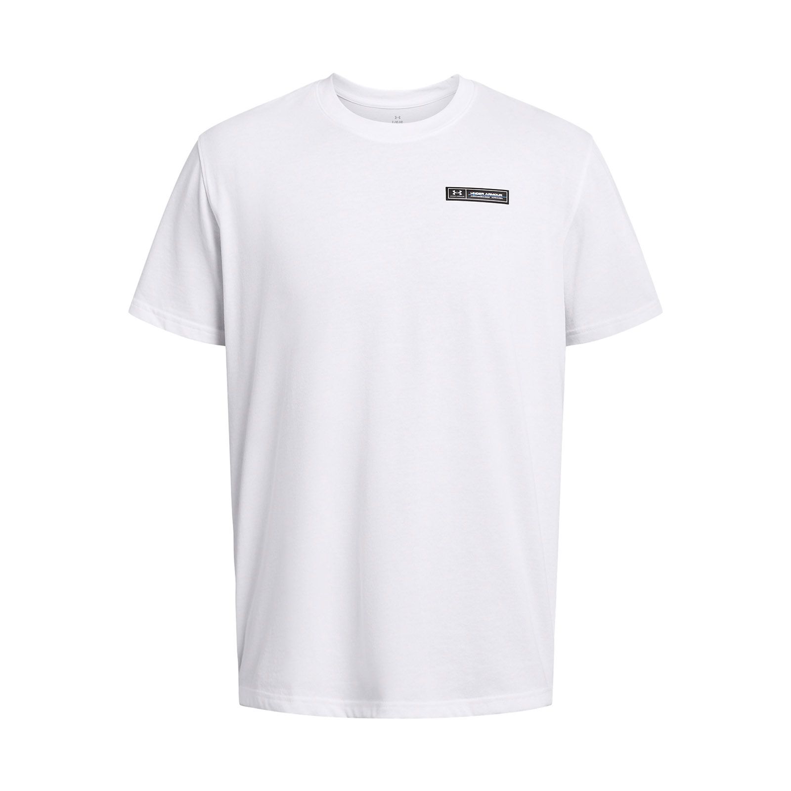 Polera manga corta Under Armour armour label blanco para hombre