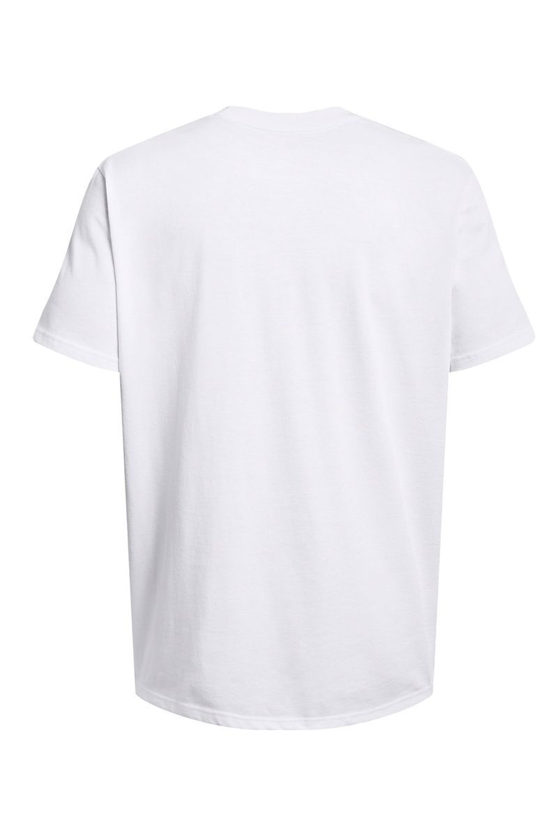 Polera-manga-corta-UA-armour-label-blanco-para-hombre