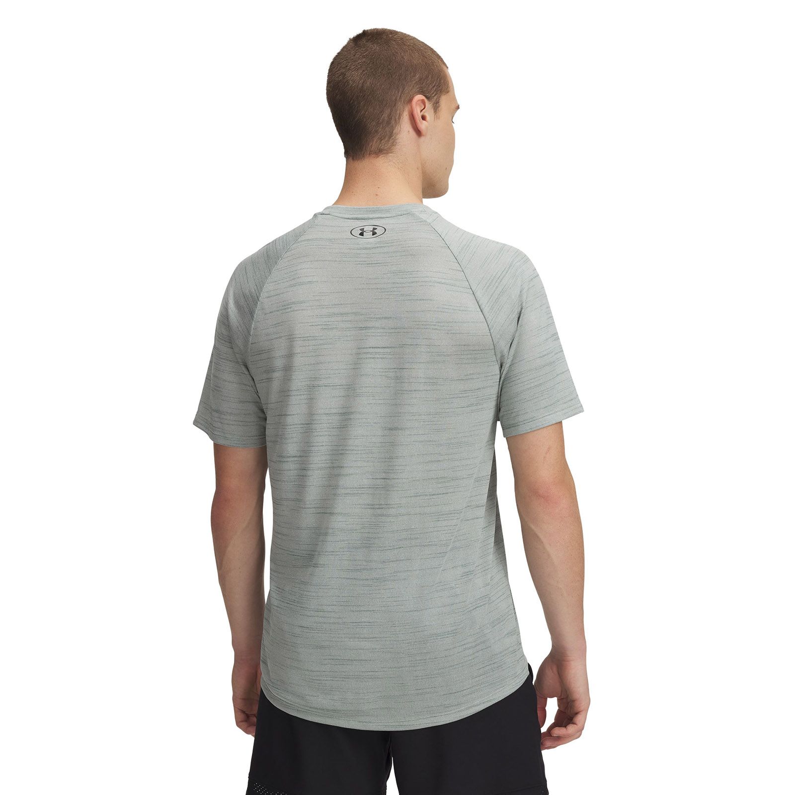 Polera manga corta Under Armour tech 2.0 tiger verde para hombre