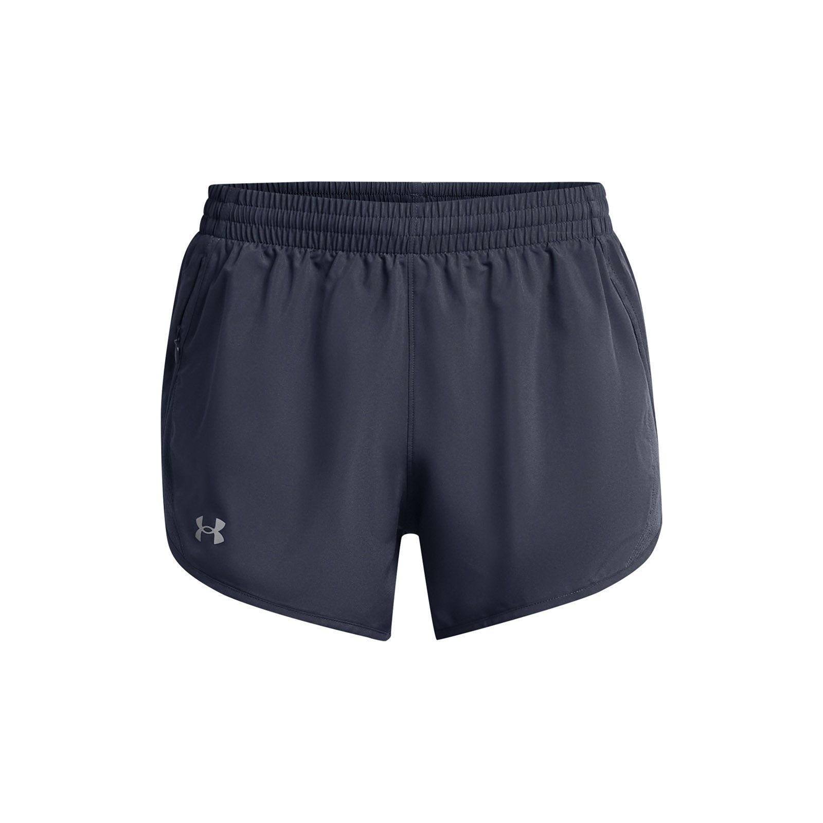 Shorts Under Armour fly-by gris para mujer