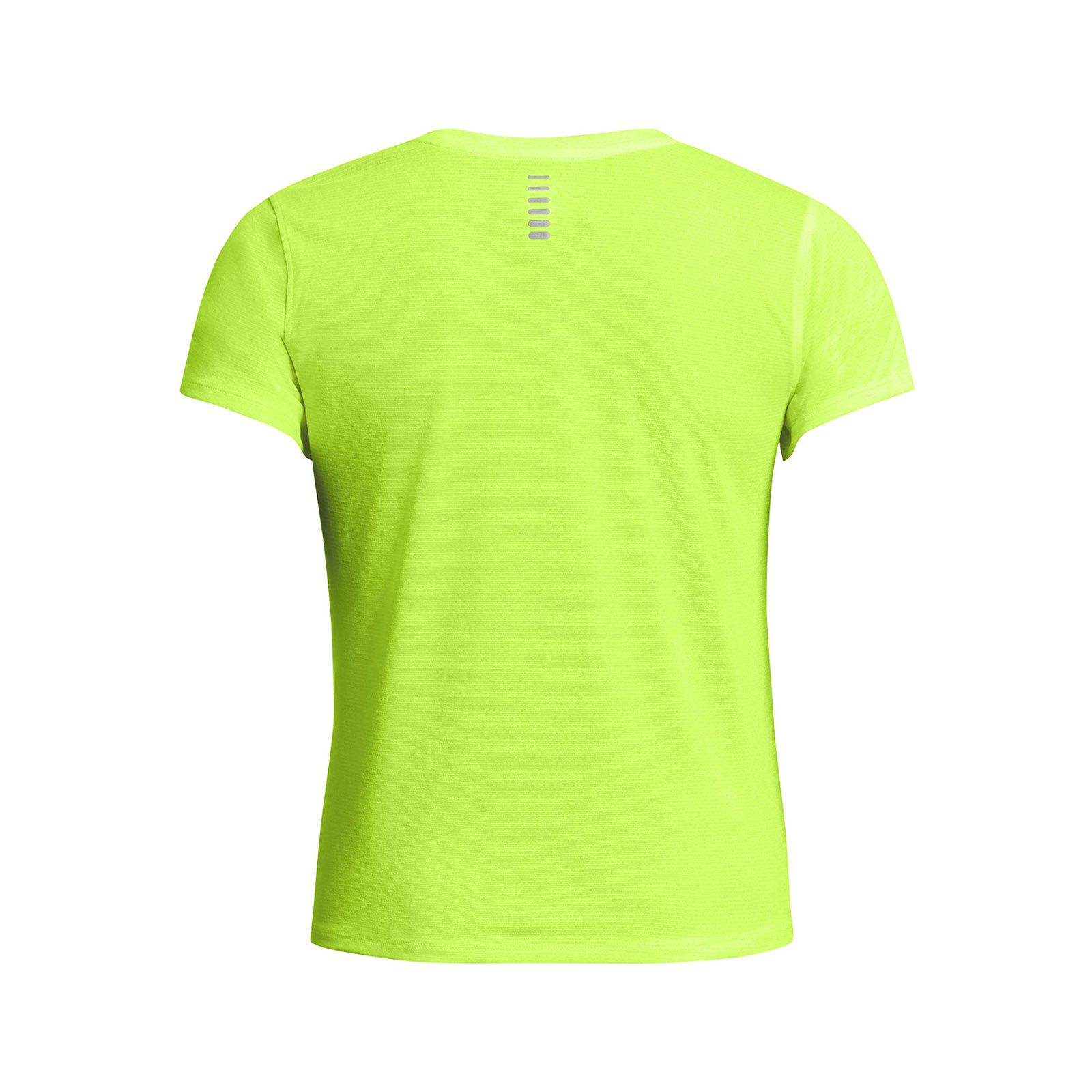 Polera manga corta Under Armour launch amarillo para mujer