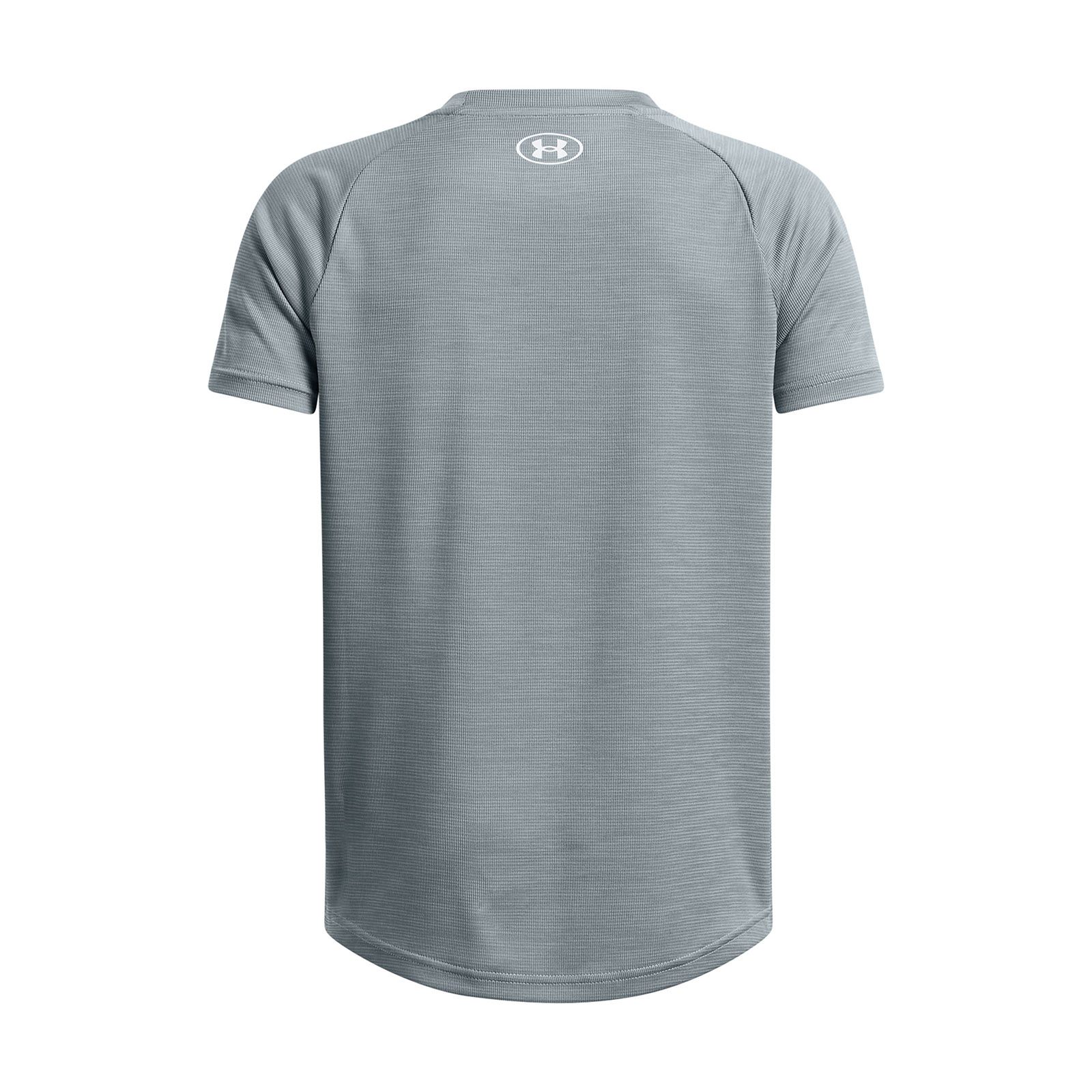 Polera manga corta Under Armour tech azul para niños