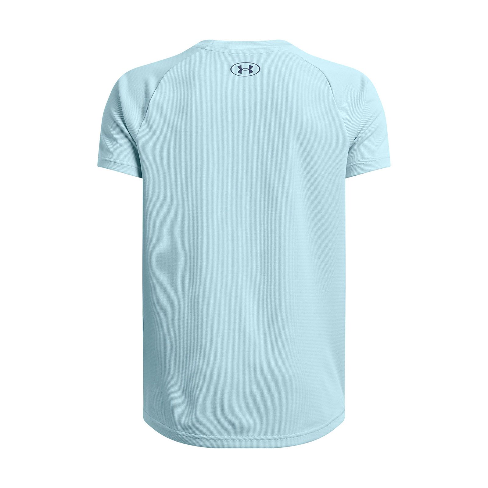 Polera manga corta Under Armour tech azul para niños