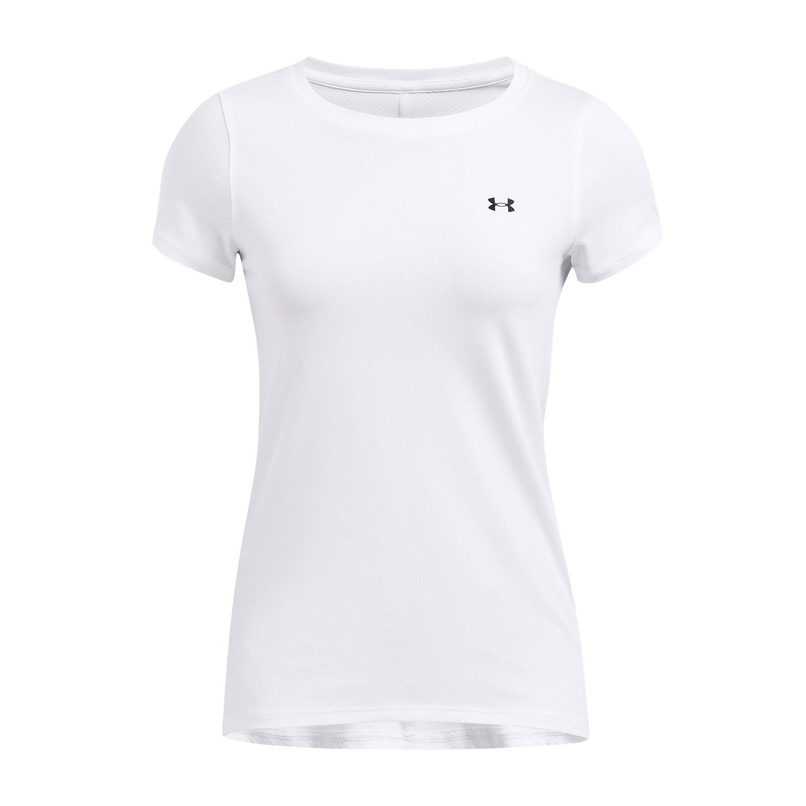 Polera manga corta Heatgear armour blanco para mujer Under Armour