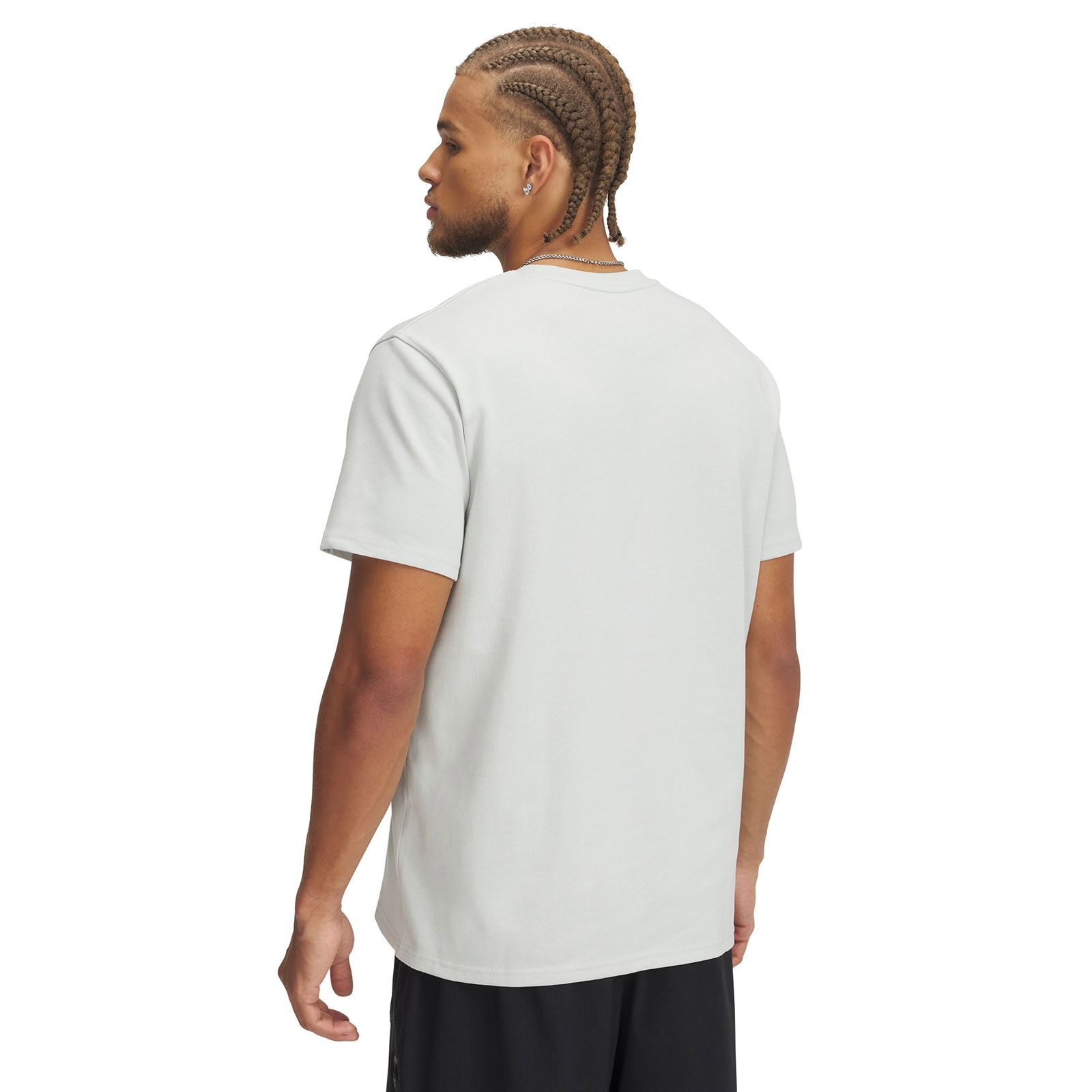 Polera manga corta Under Armour armour label verde para hombre