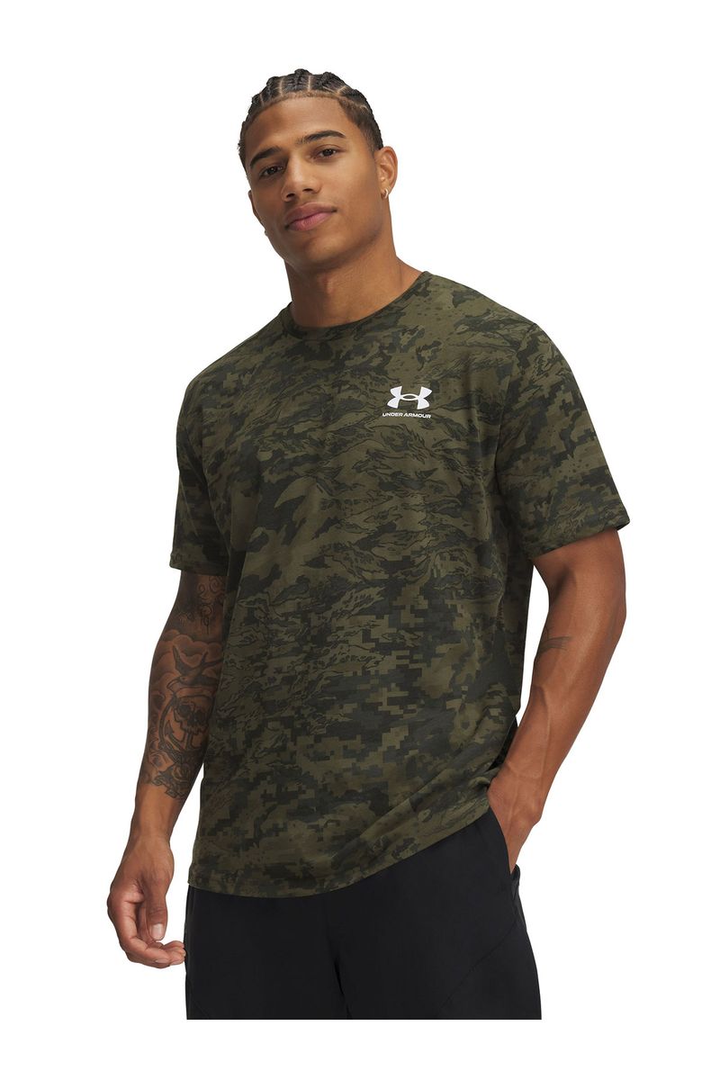 Polera-manga-corta-UA-abc-camo-verde-para-hombre