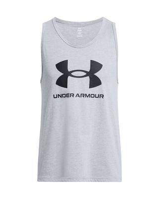 Polera sin mangas Under Armour Sportstyle gris para hombre