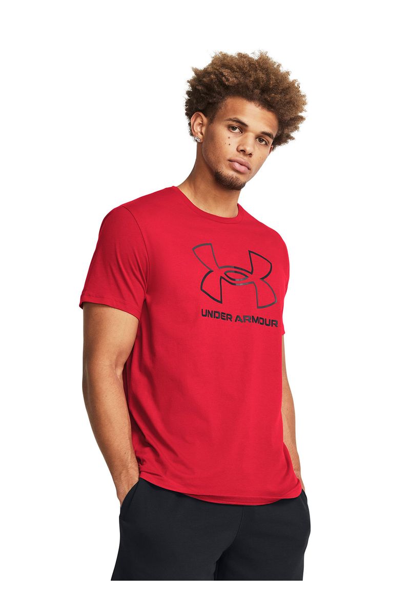 Polera-manga-corta-UA-foundation-rojo-para-hombre