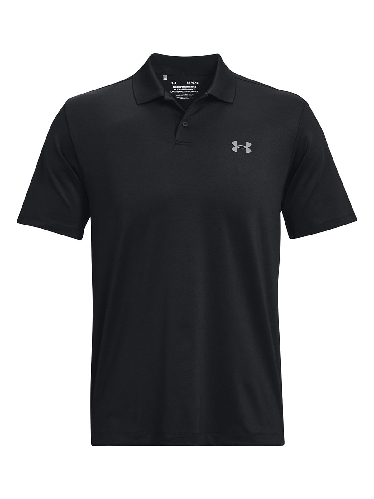 Polera manga corta UA matchplay negro para hombre