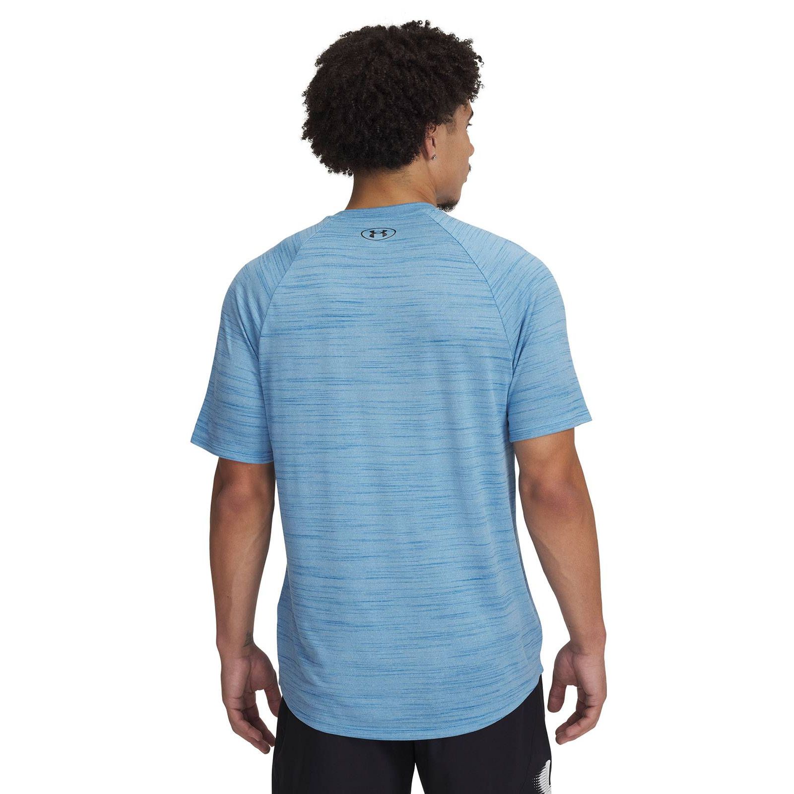Polera manga corta Under Armour tech 2.0 tiger azul para hombre