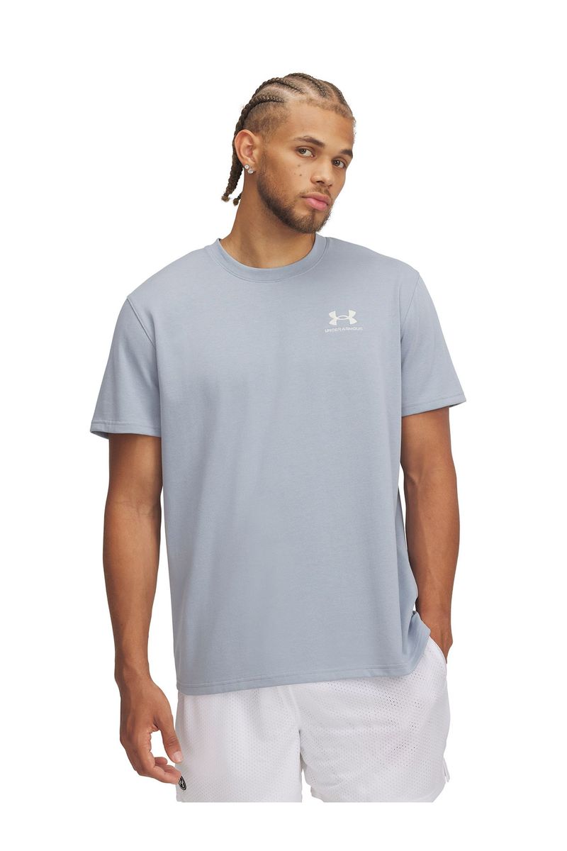 Polera-manga-corta-UA-logo-heavyweight-azul-para-hombre