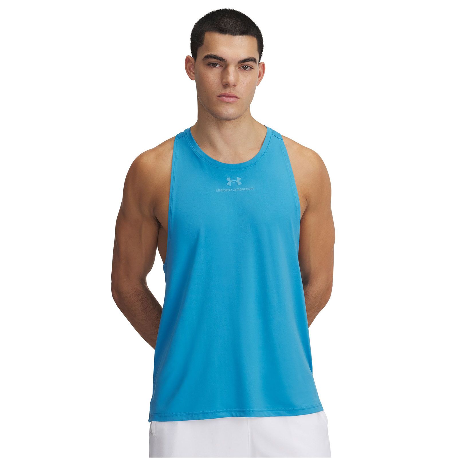 Polera sin mangas Under Armour vanish energy azul para hombre