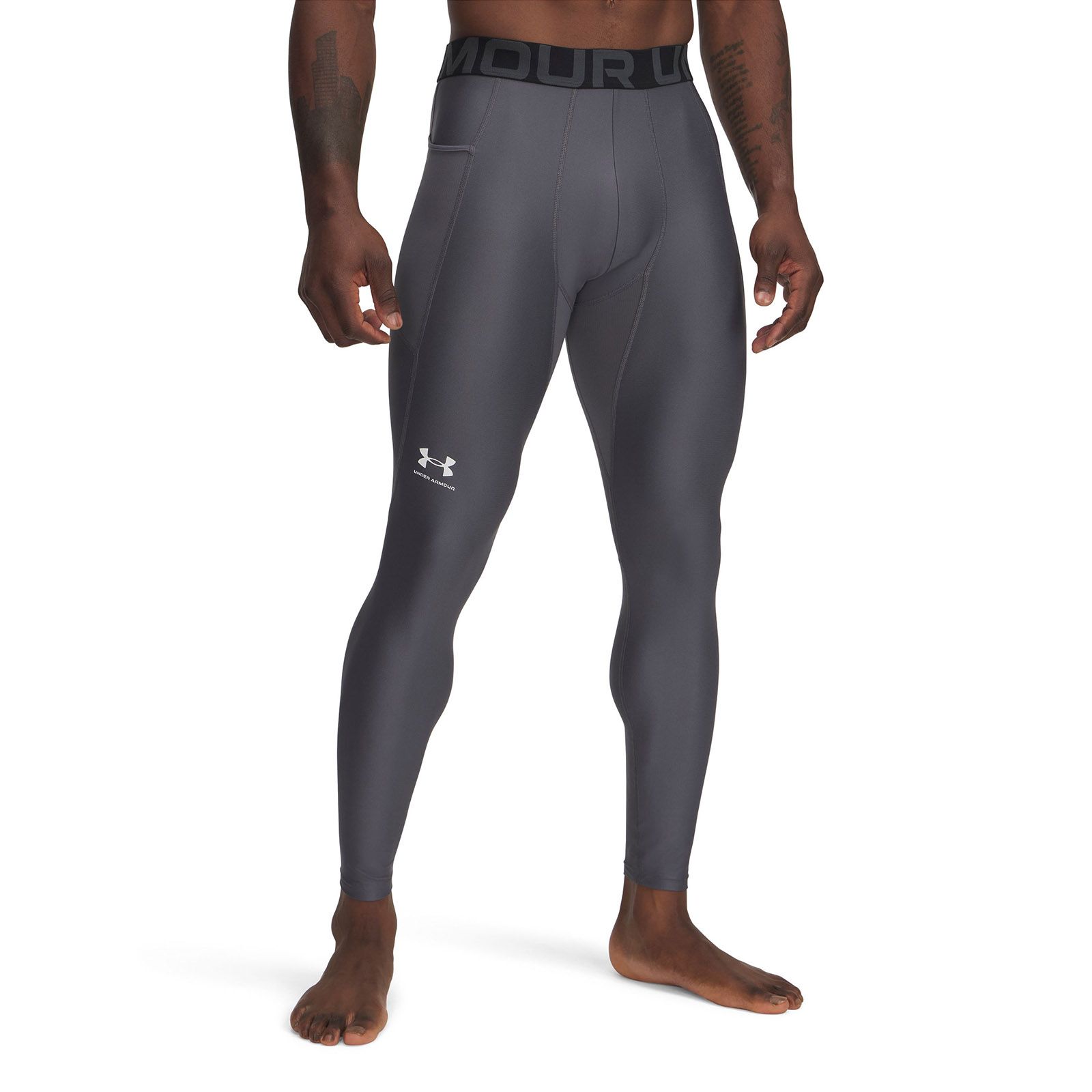 Primera capa inferior Heatgear gris para hombre Under Armour