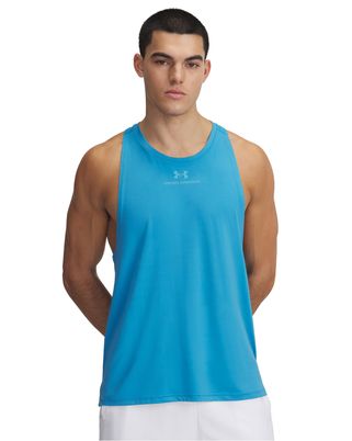 Polera sin mangas Under Armour vanish energy azul para hombre