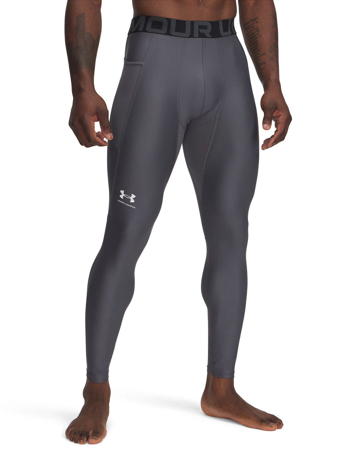 Primera capa inferior Heatgear gris para hombre