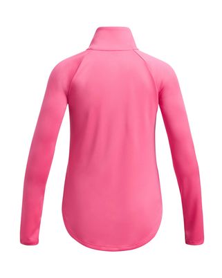 Polerón Under Armour tech ½ cierre rosado para niña