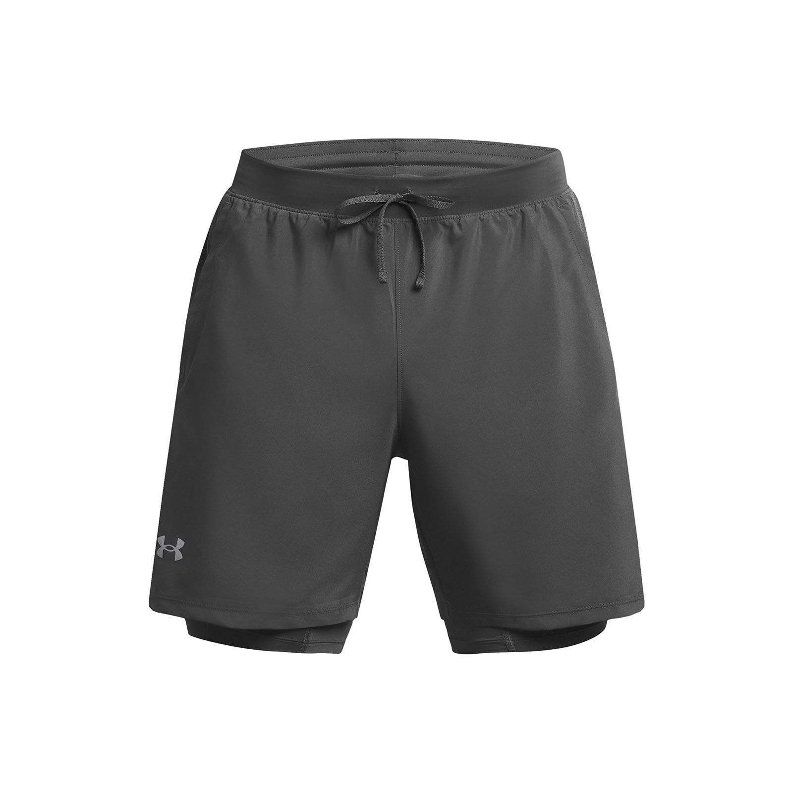 Shorts Under Armour Launch 2 en 1 de 7" para hombre