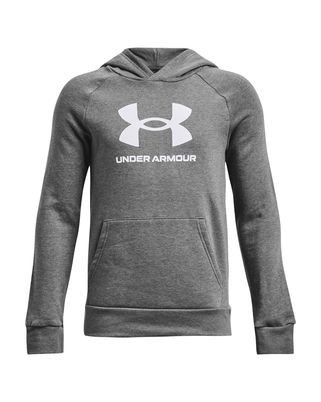 Polerón Under Armour Rival fleece gris para niños