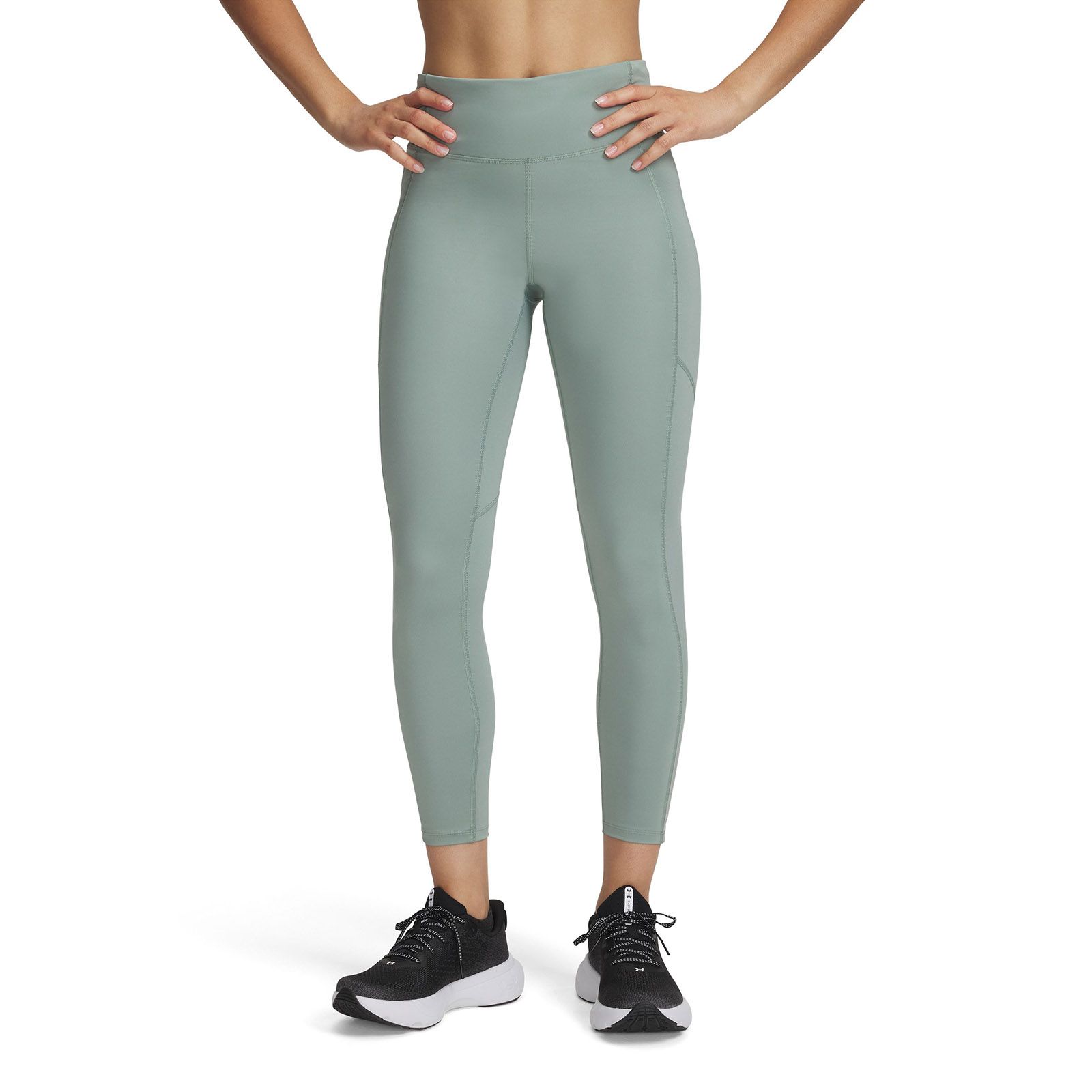 Calzas Under Armour launch verde para mujer
