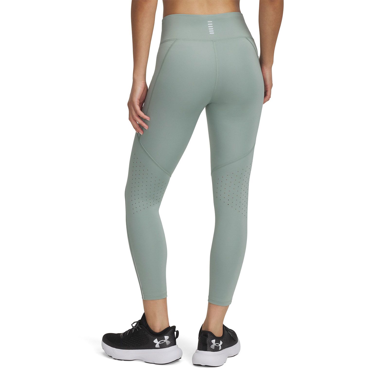 Calzas Under Armour launch verde para mujer