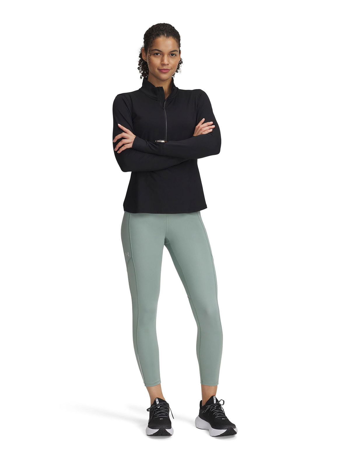 Calzas UA launch verde para mujer