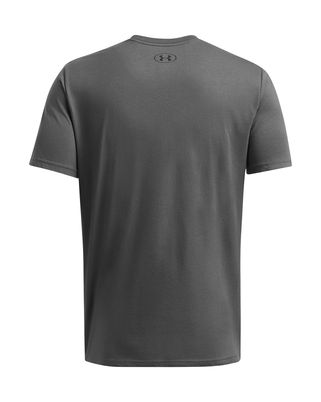 Polera manga corta Under Armour foundation gris para hombre