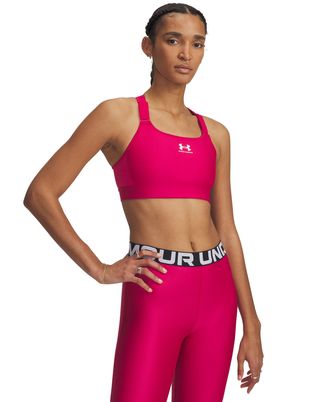 Sostén deportivo Heatgear armour high morado para mujer Under Armour