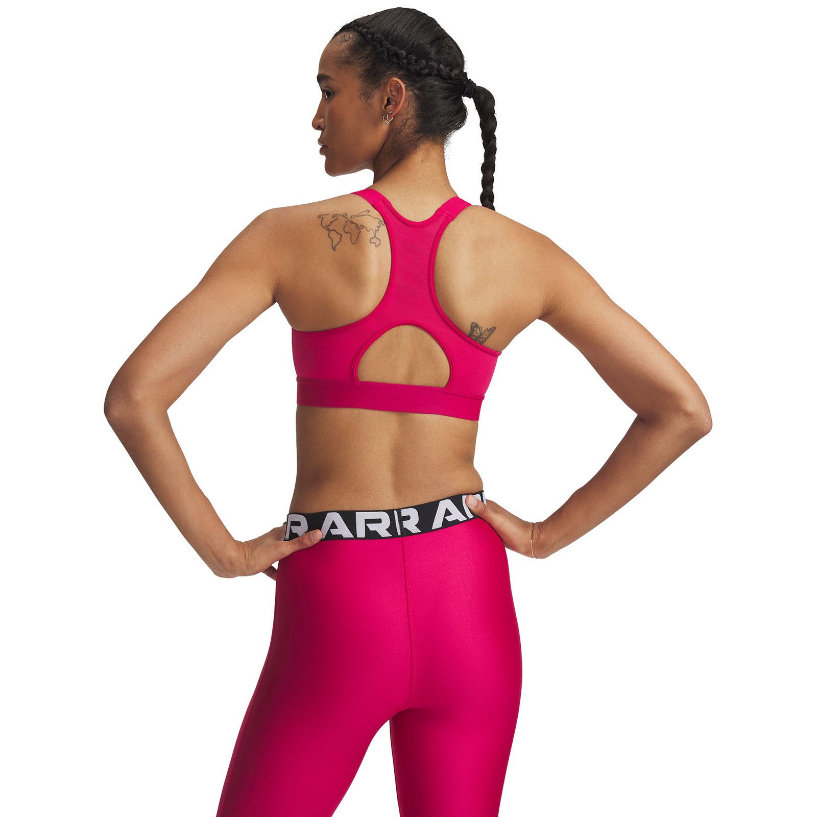 Sostén deportivo Heatgear armour high morado para mujer Under Armour