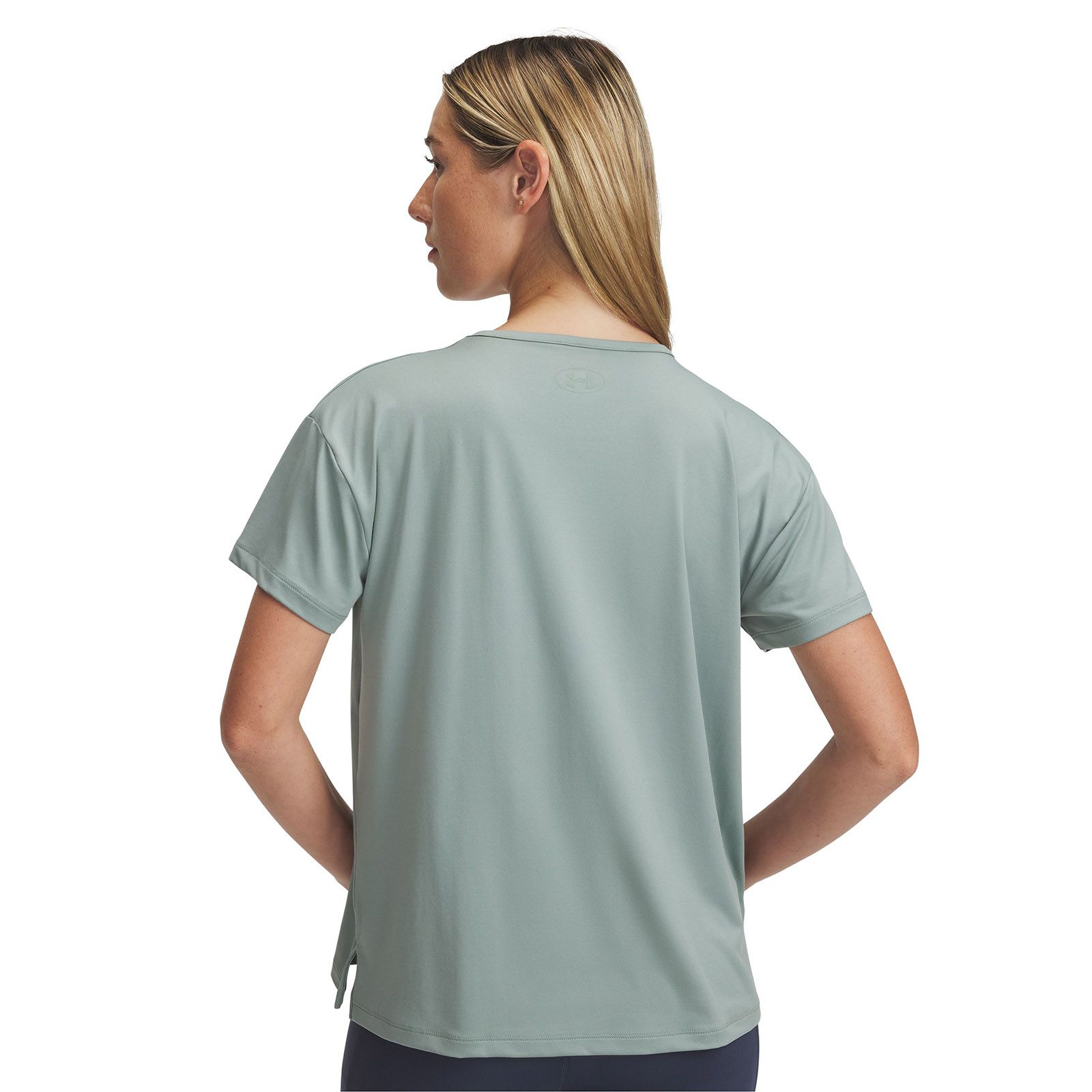 Polera manga corta Under Armour vanish energy verde para mujer