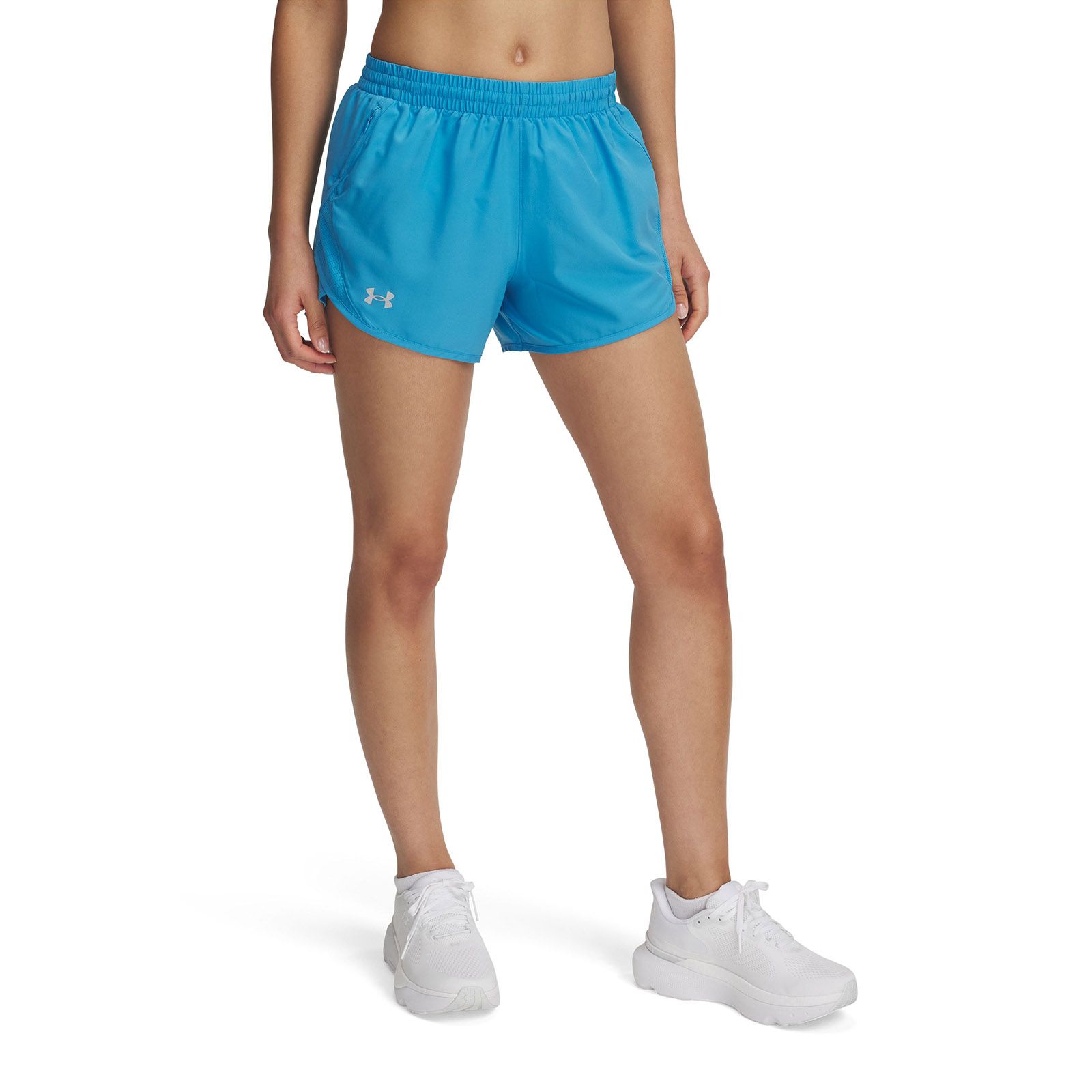 Shorts Under Armour fly-by azul para mujer