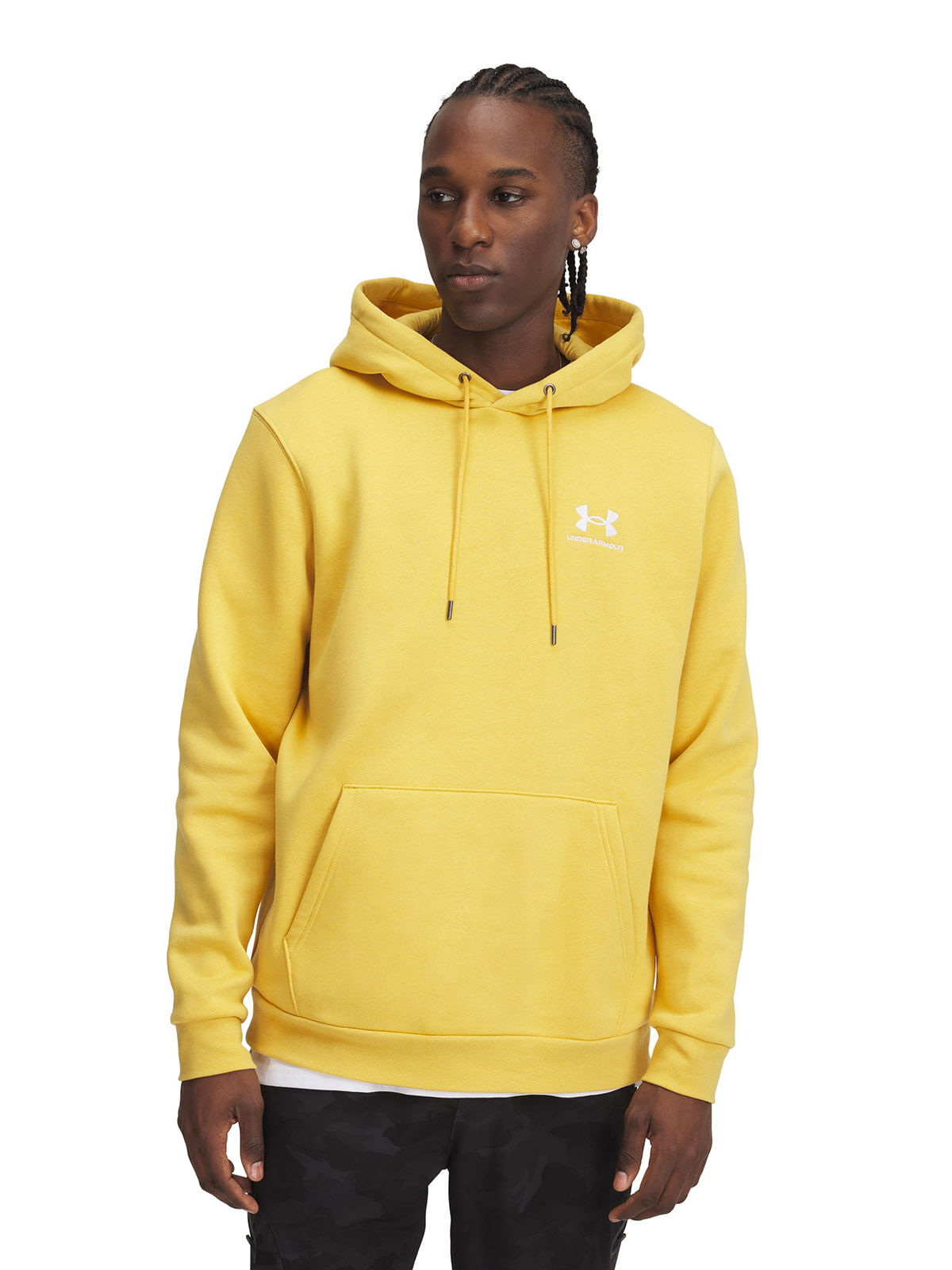 Polerón UA Icon fleece amarillo para hombre