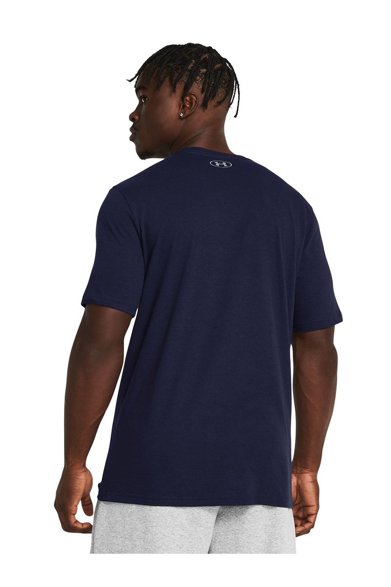 Polera-manga-corta-UA-foundation-azul-marino-para-hombre