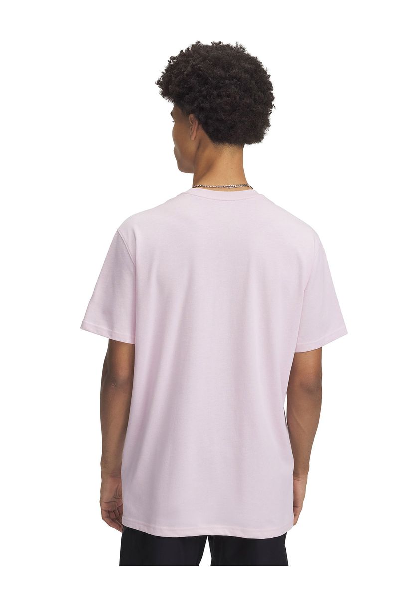 Polera-manga-corta-UA-armour-label-rosado-para-hombre