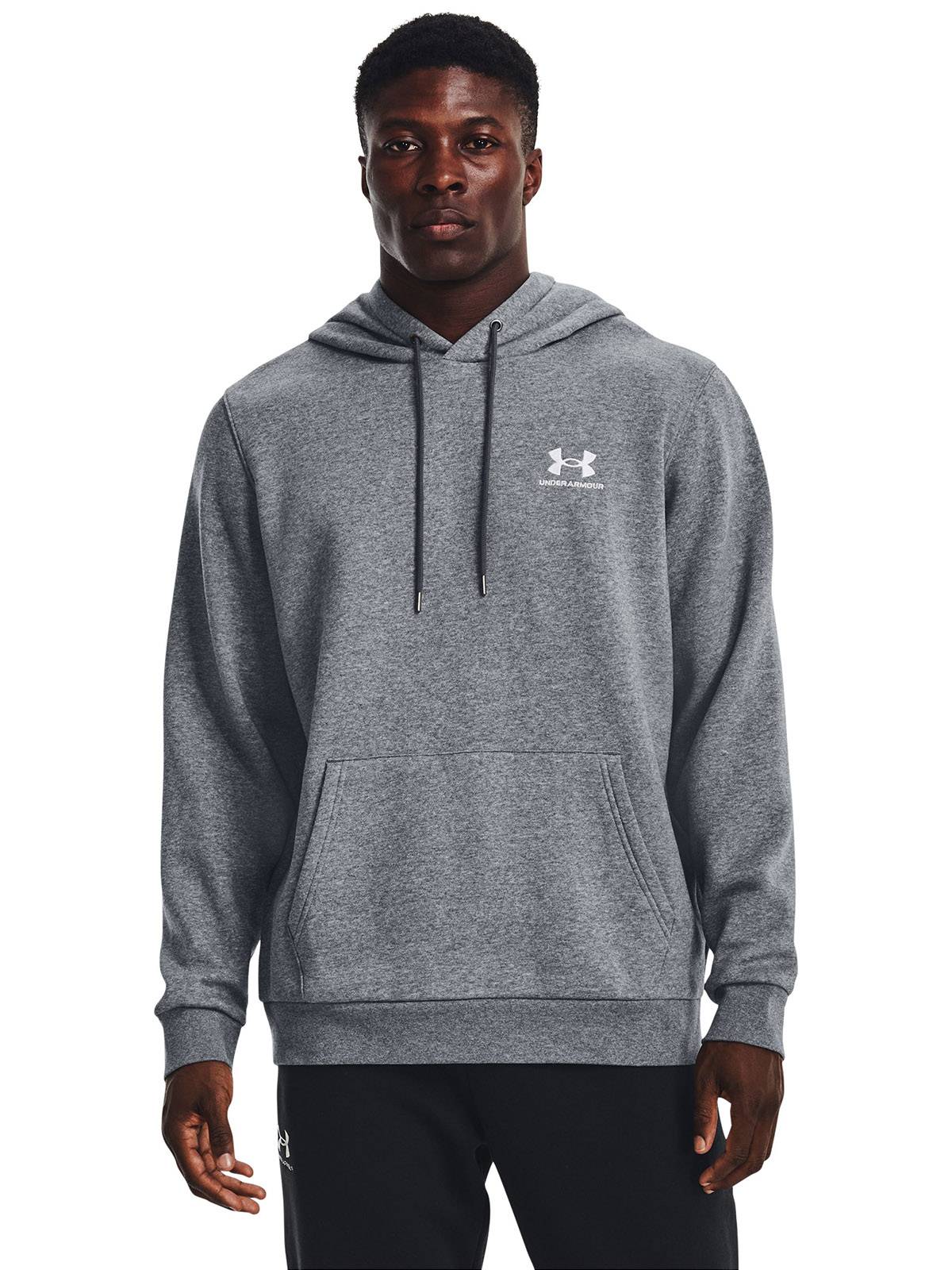 Polerón UA Icon fleece gris para hombre