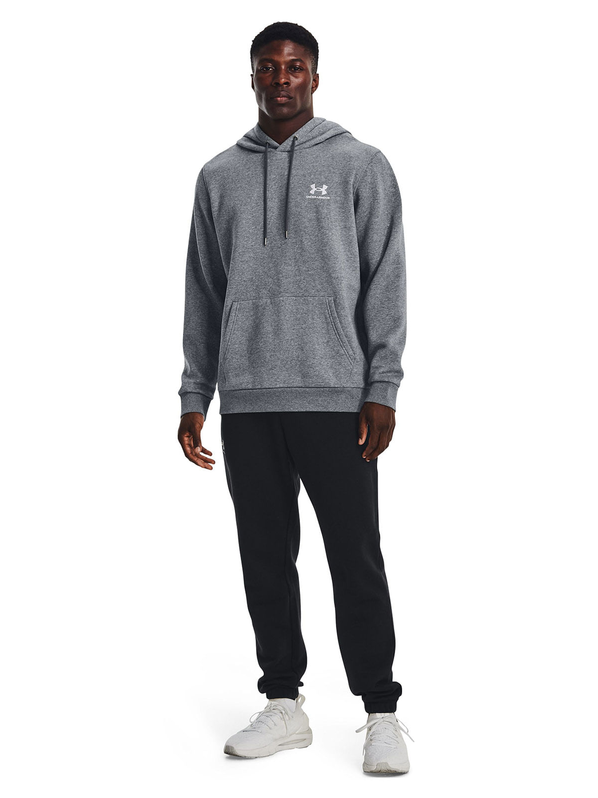 Polerón UA Icon fleece gris para hombre