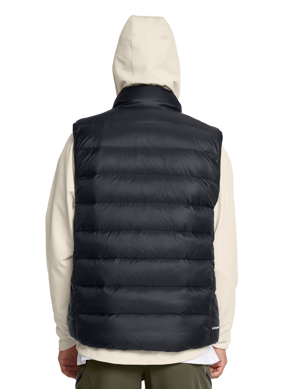 Parka sin mangas UA legend down negro para hombre