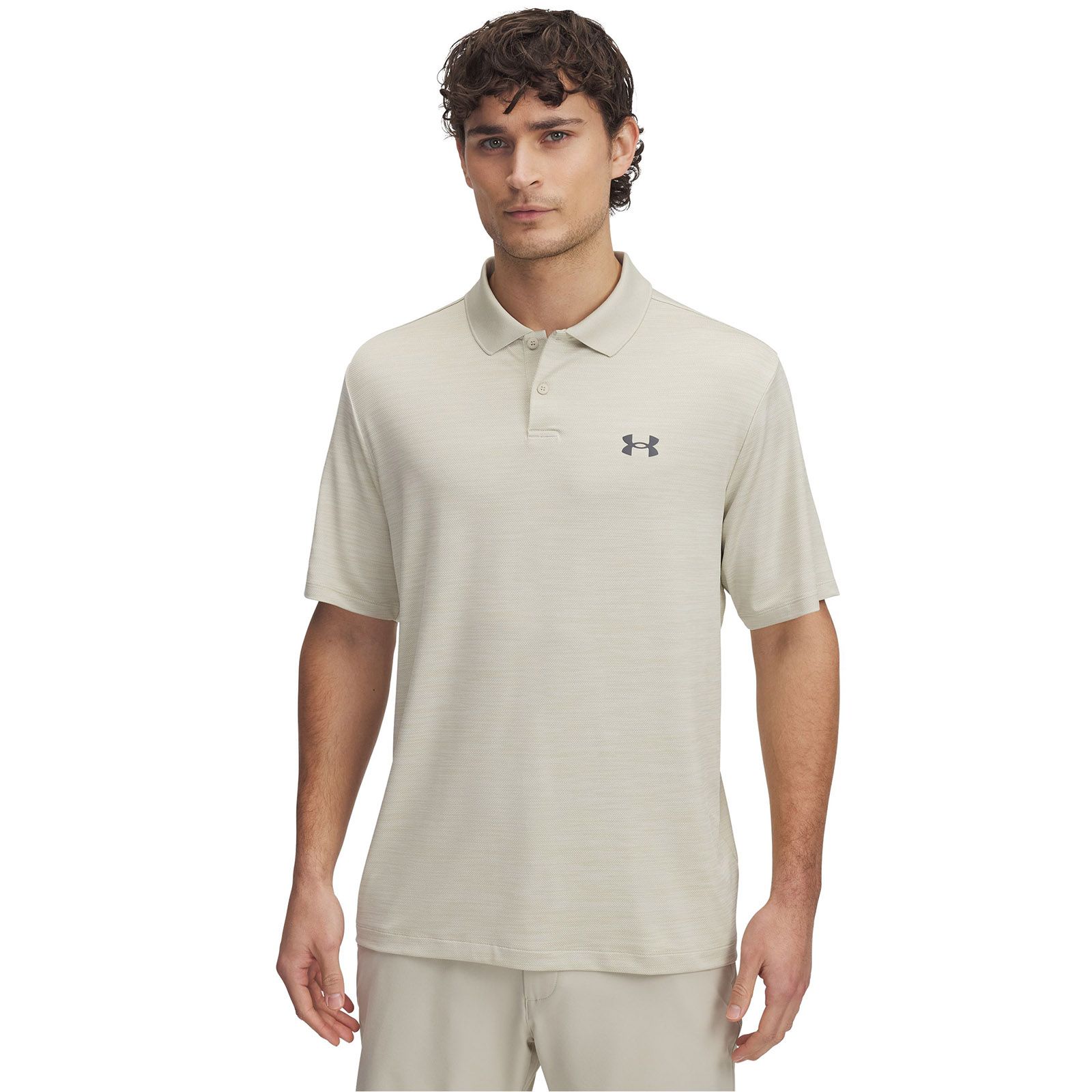 Polera manga corta Under Armour matchplay café para hombre