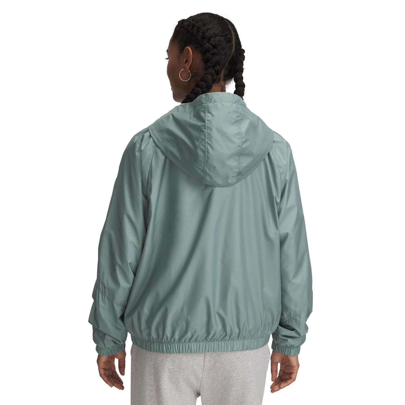 Cortaviento mujer Under Armour Rival sport verde
