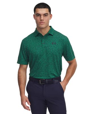 Polo manga corta Under Armour playoff 3.0 verde para hombre