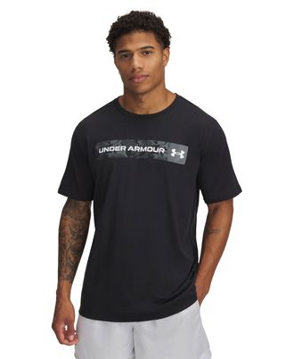 Polera manga corta Under Armour cCamo chest negro para hombre