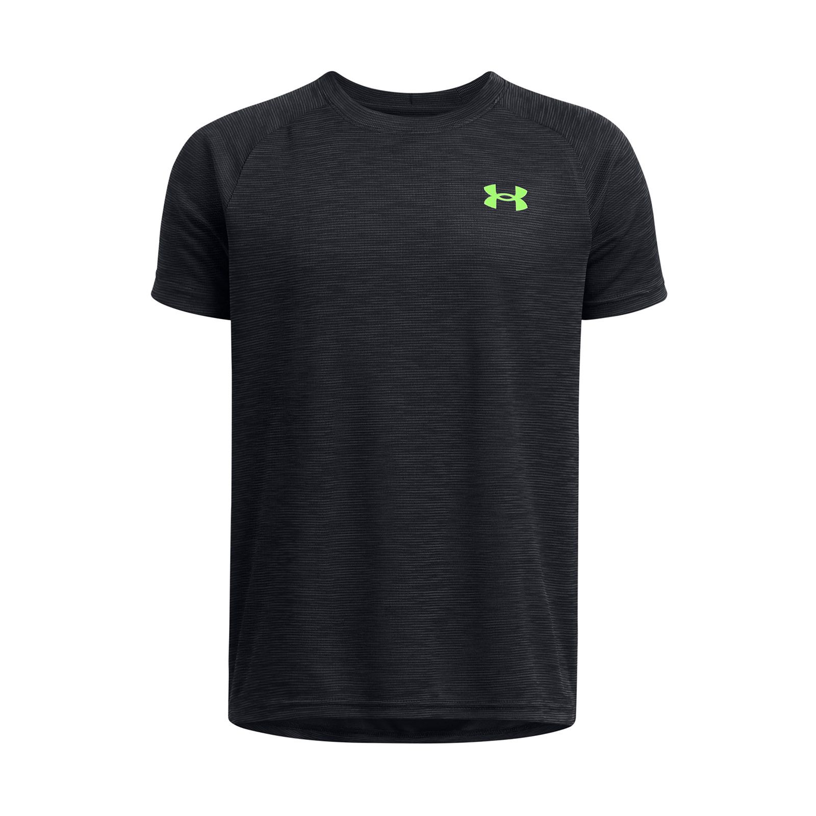 Polera manga corta Under Armour tech negro para niños