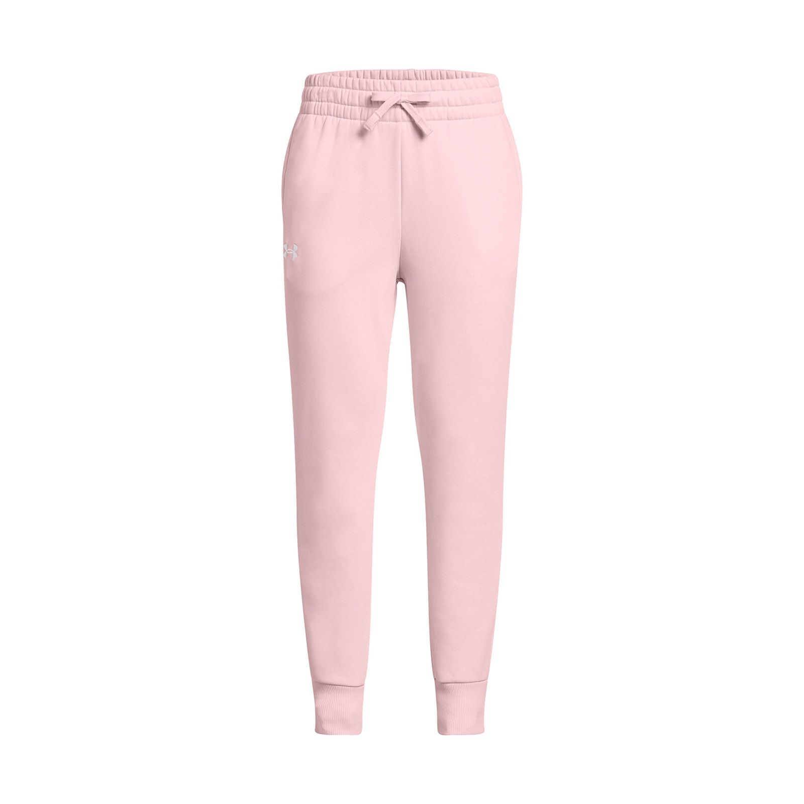 Jogger Under Armour Rival fleece rosado para niñas