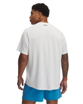 Polera manga corta Under Armour tech gris para hombre