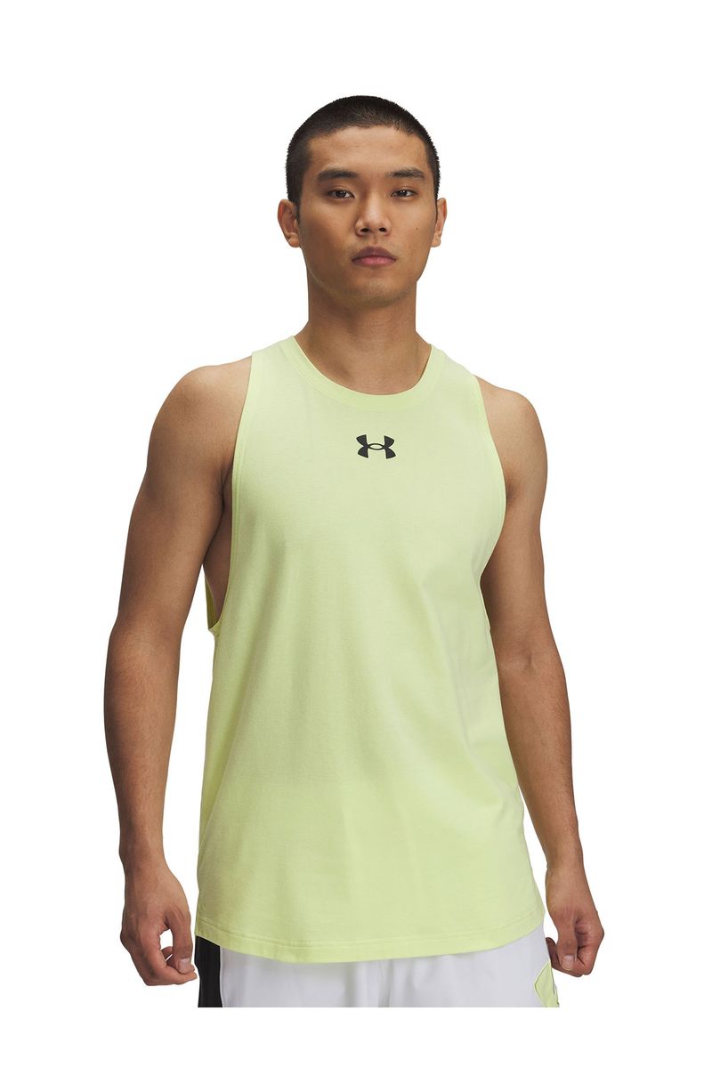 Polera-sin-mangas-UA-zone-amarillo-para-hombre