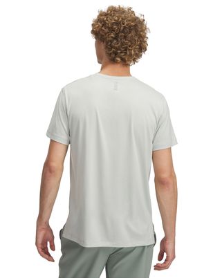 Polera manga corta Under Armour launch verde para hombre