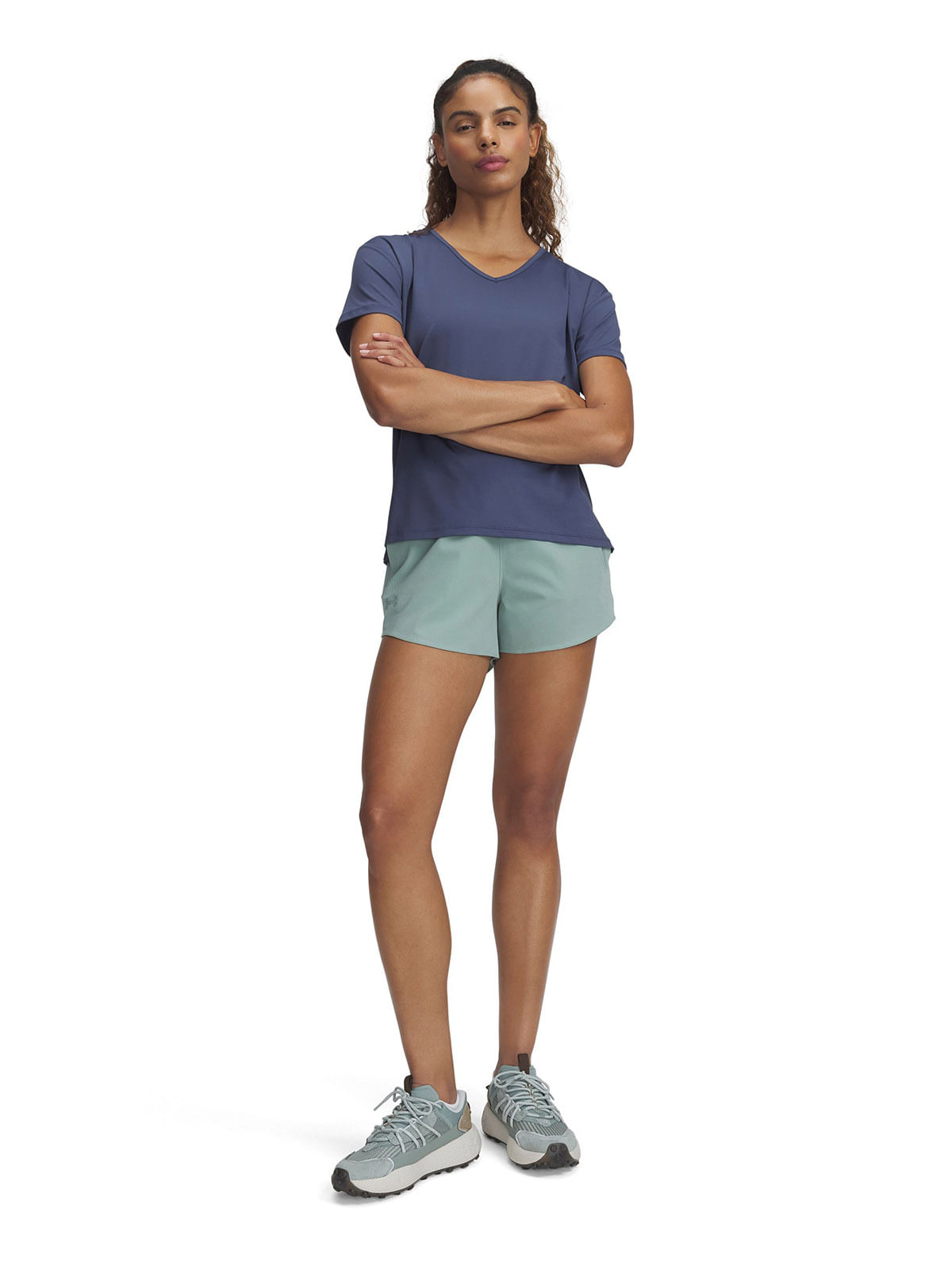 Shorts UA vanish verde para mujer