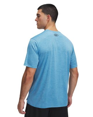 Polera manga corta Under Armour tech vent azul para hombre